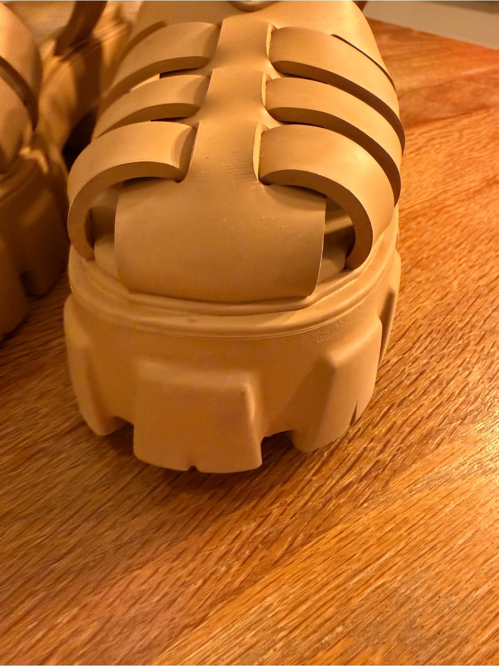 Prada Rubber Monolith sandals - Picture 6 of 13